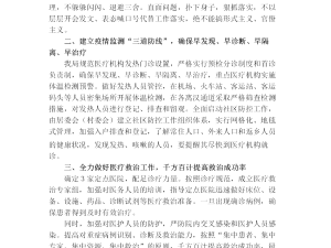 工作总结报告，疫情防控工作总结