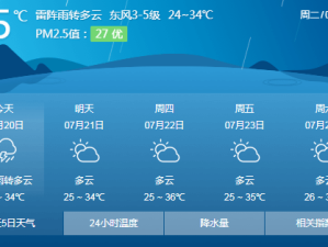 大丰迎暴雨天气预报最新，强降雨即将来袭，请注意防范